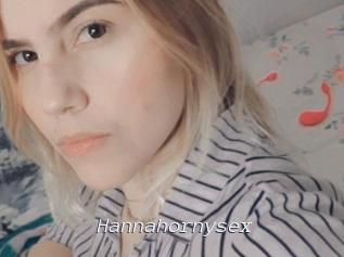 Hannahornysex